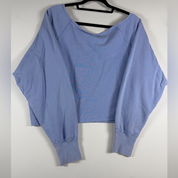 JoyLab™ Women's French Terry Off-The-Shoulder Sweatshirt - BLUE - XXS, XS & L - Picture 11 of 16